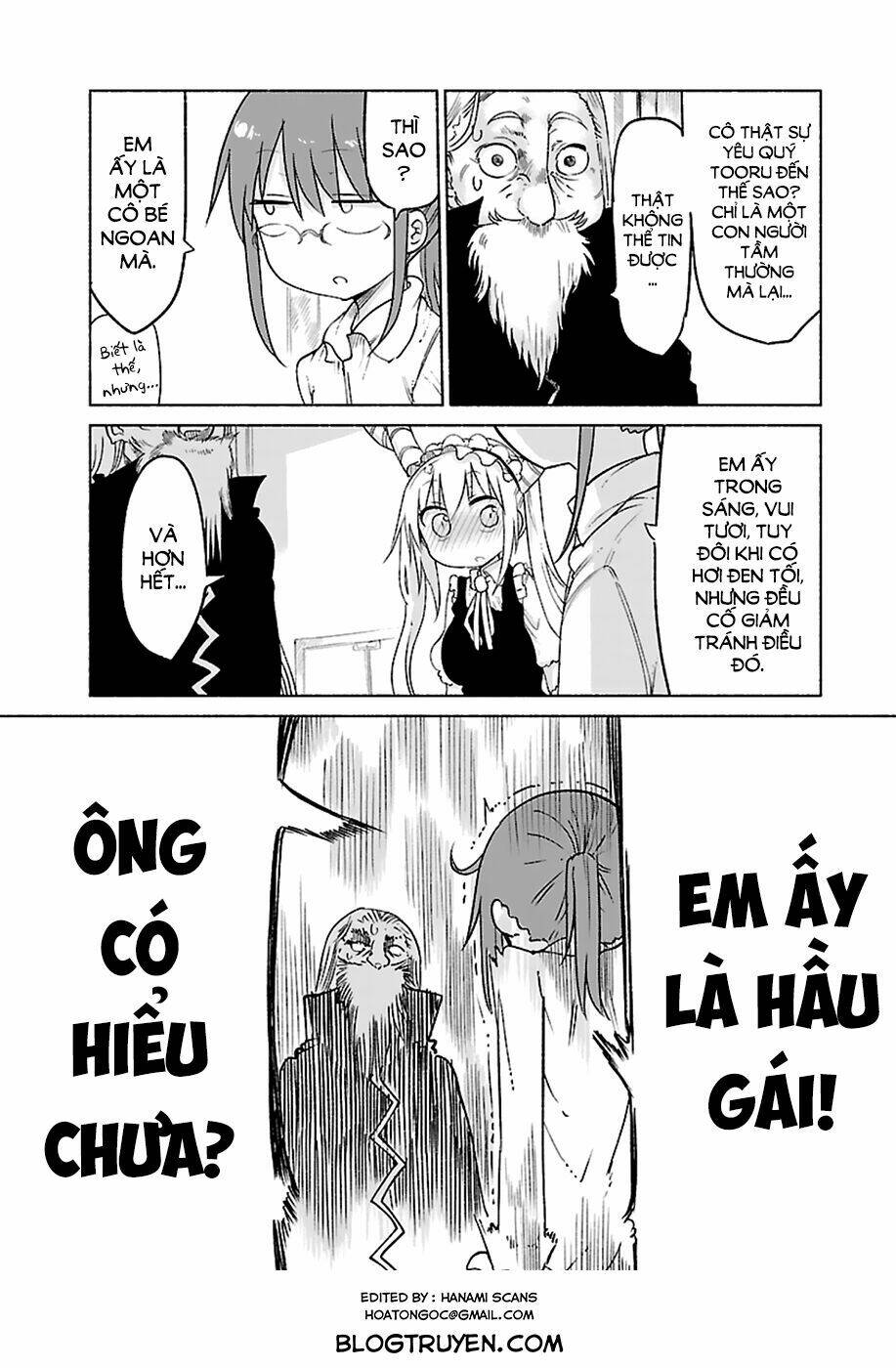 cuộc sống trả ơn của nàng rồng tohru! chapter 20: tooru và cha - Trang 2